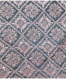 DARK GREEN GEOMETRIC VELVET EMBROIDERY