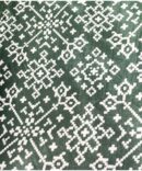 GREEN GEOMETRIC GAJJI PRINT