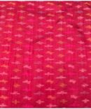 RED RAW SILK IKKAT
