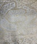 Munga Silk in rose,sliver zari with jaal work