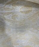 Munga Silk in rose,silver zari with jaal design