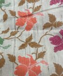 Munga Silk with floral pattern in multi colours shade
