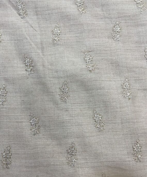 Munga Silk in rose zari with butti pattern